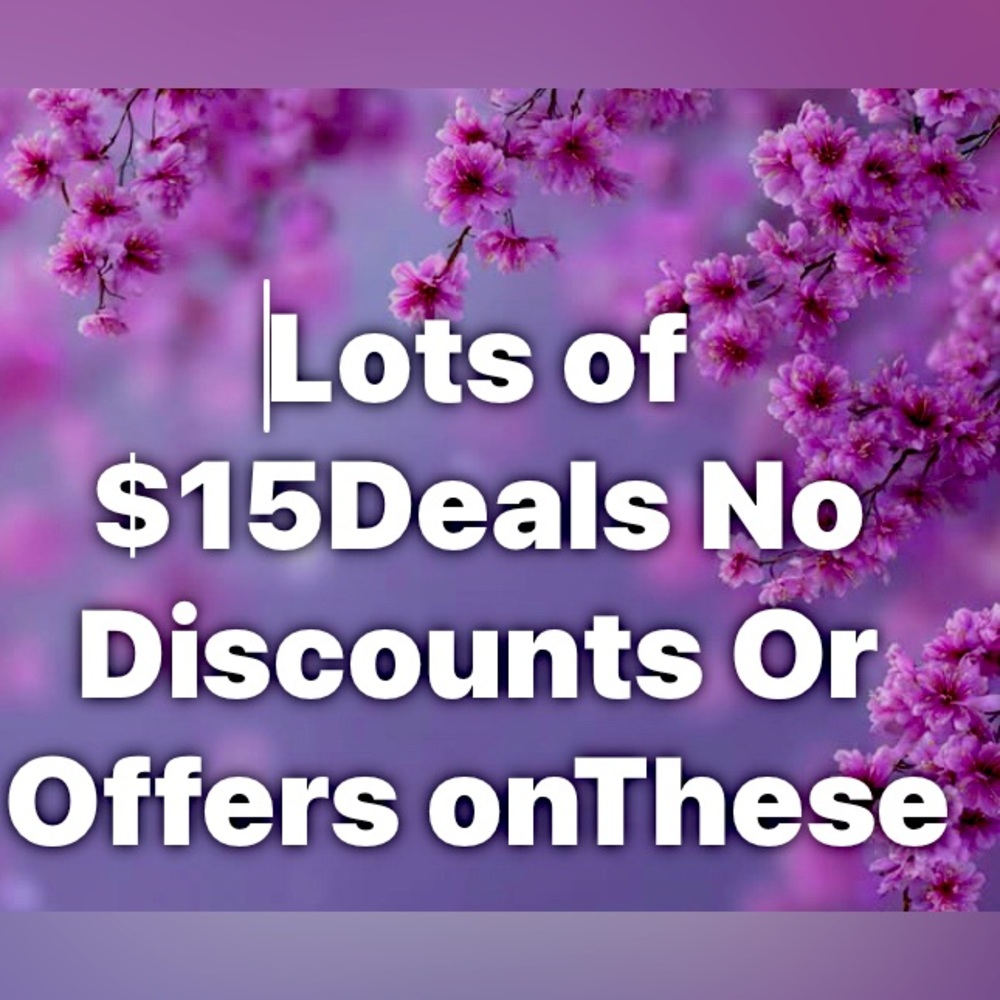 Lots Of $15.00 Deals, No Discounts Or Offers Taken On These Listings. Buy Now.😊